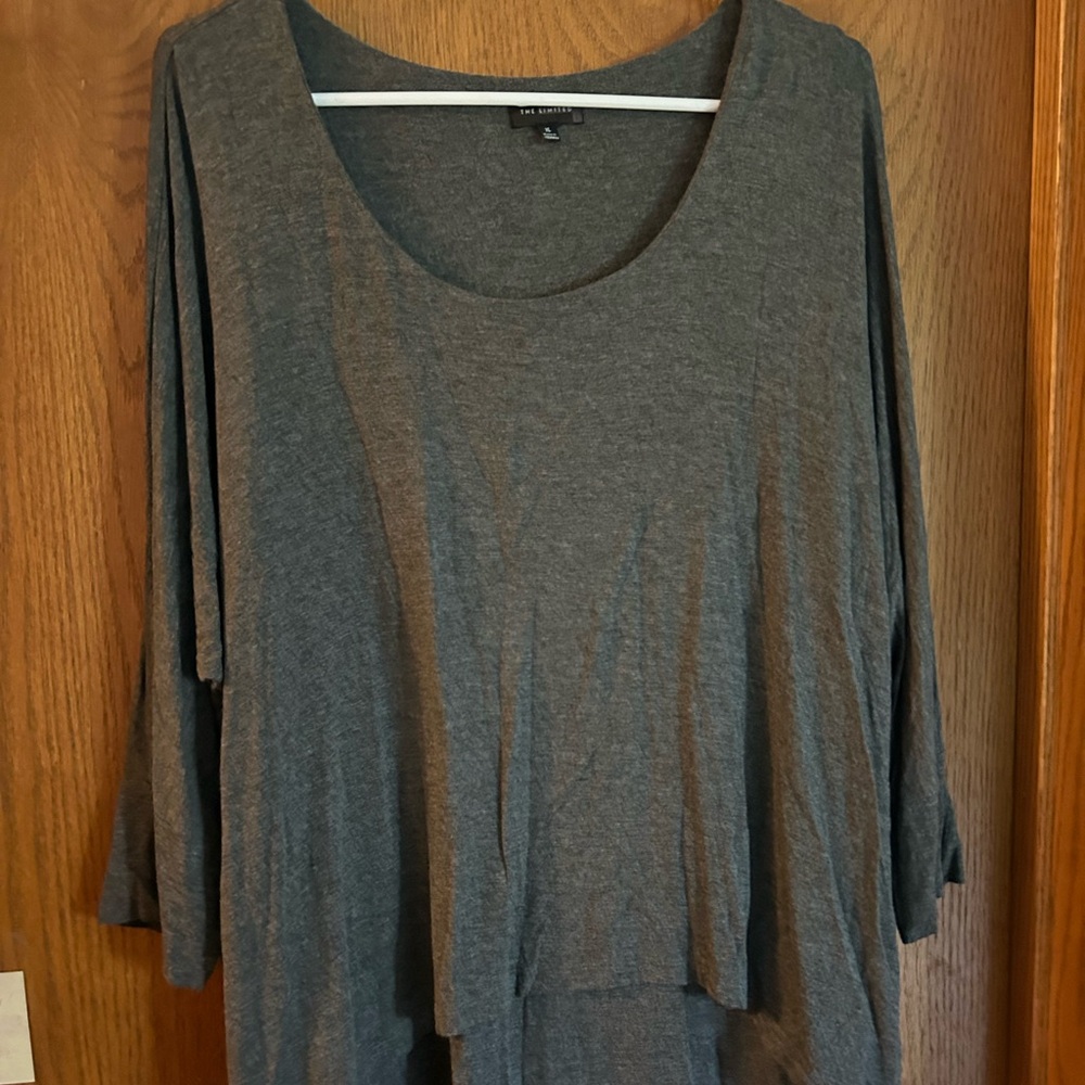 The Limited layered scoop-neck tunic